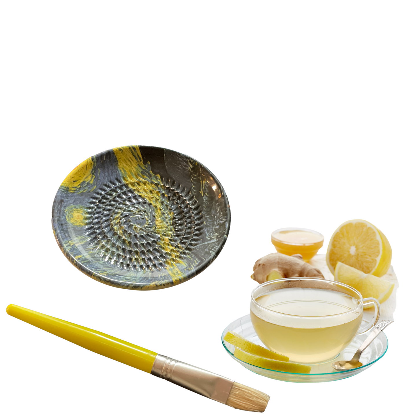 Keramik Reibeteller El mundo Loco van Gogh