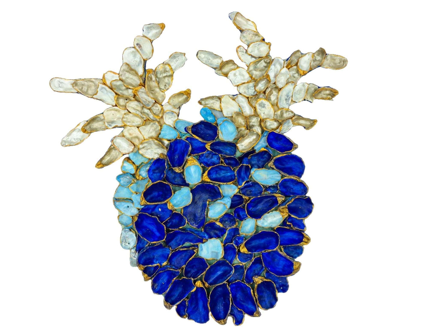 Ananas Austernmuscheln Blau