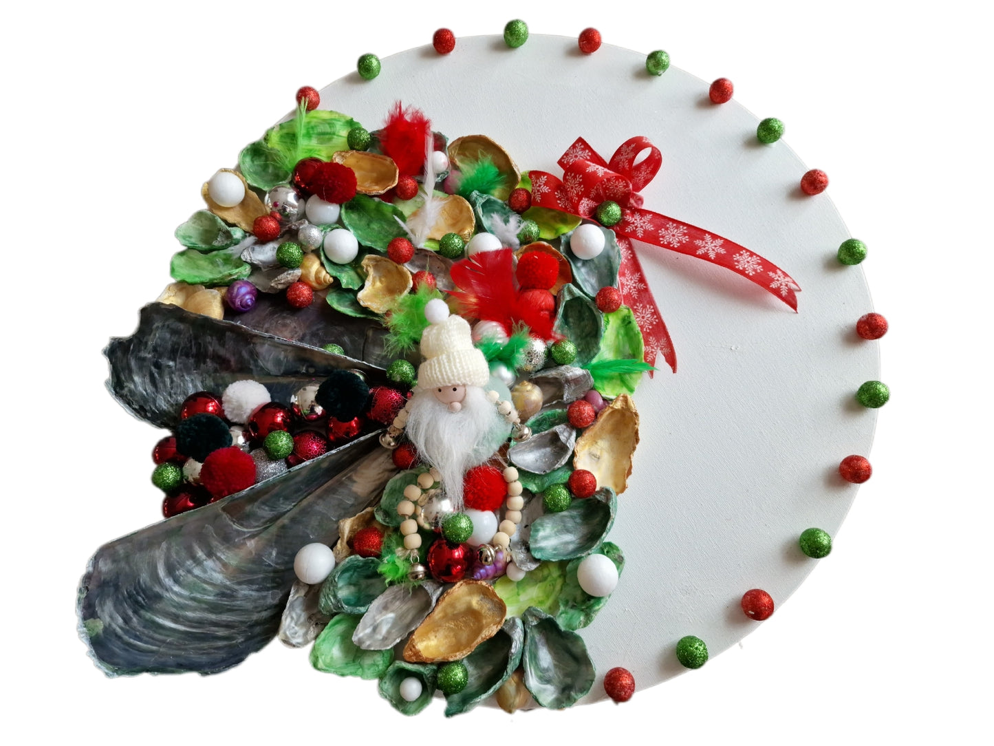 Festlicher Frohsinn - Weihnachtsbild mit Amerikanischem Touch