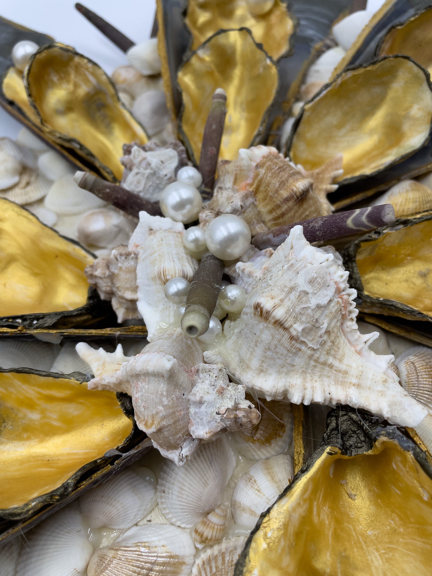 Steckmuschel Blume extravagant