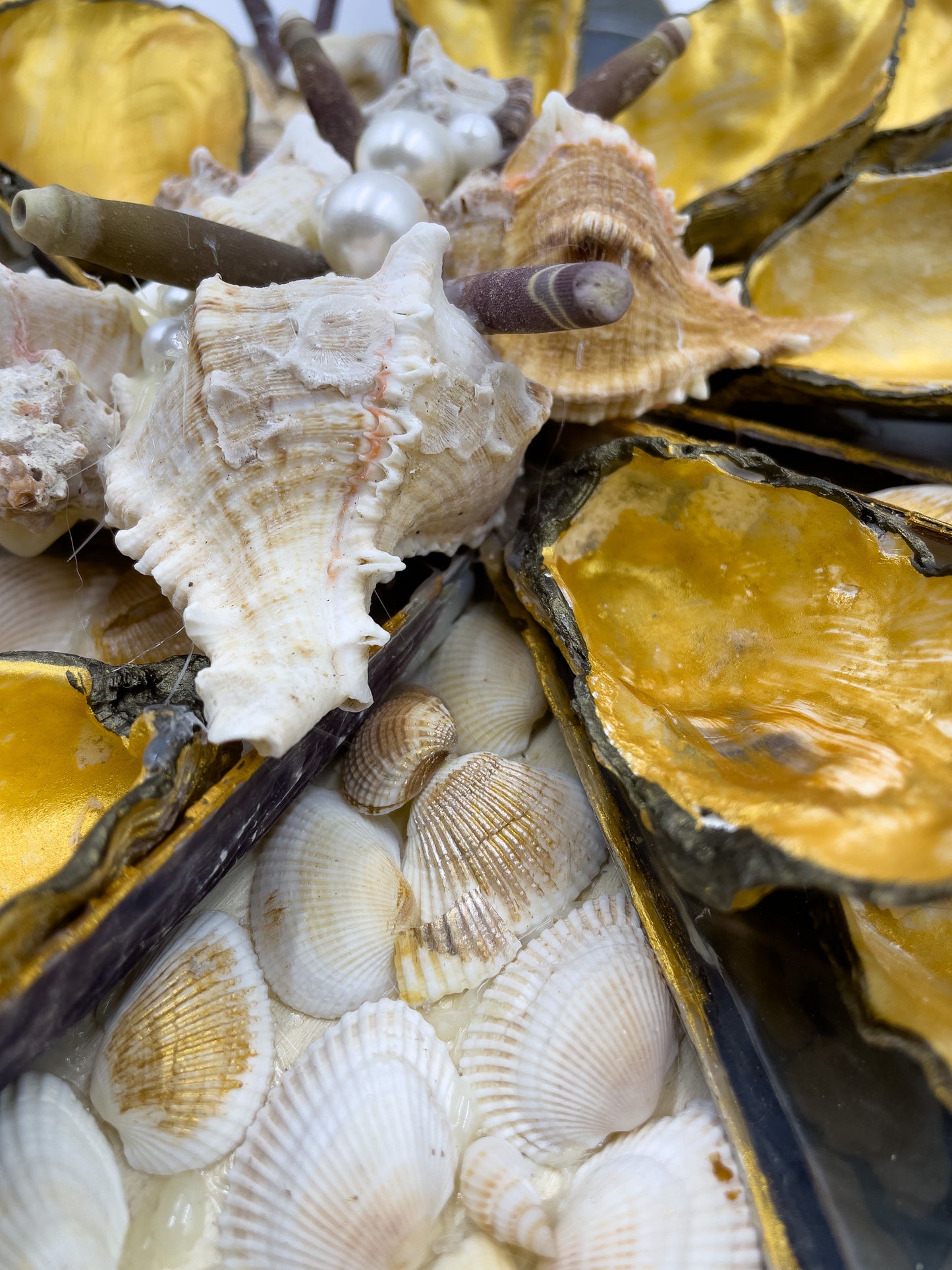 Steckmuschel Blume extravagant