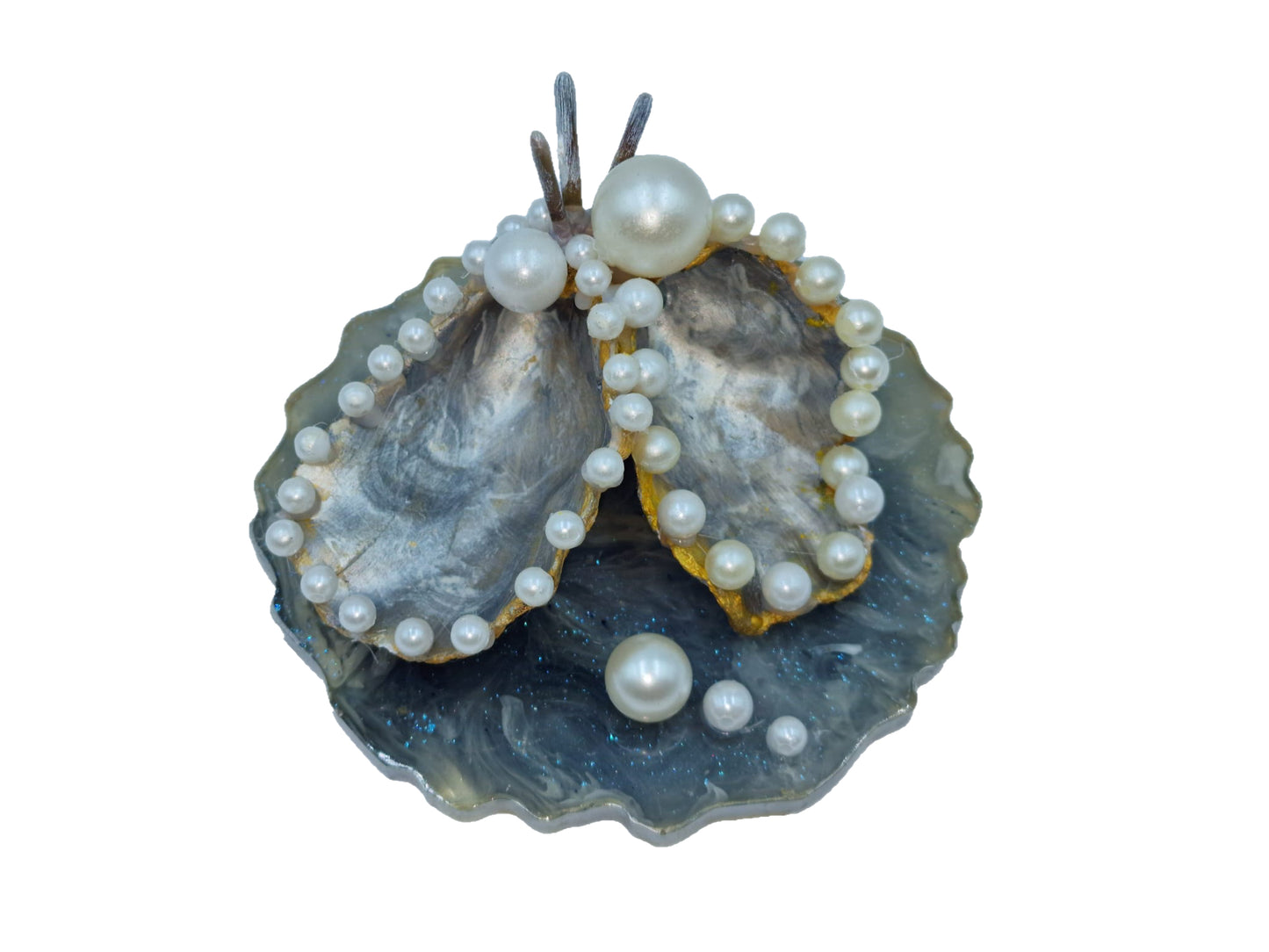 Austern Schmuck Schatulle