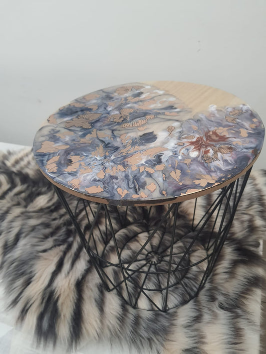 Resin Beistelltisch Schmetterling