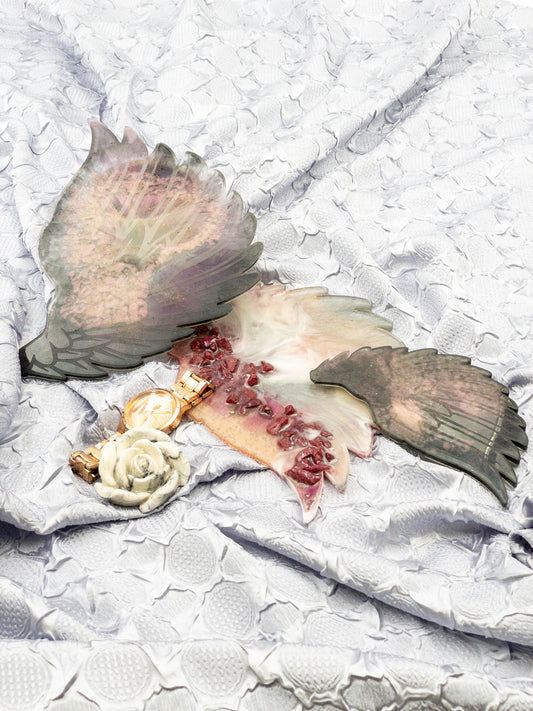 Engelsflügel Resin Untersetzer