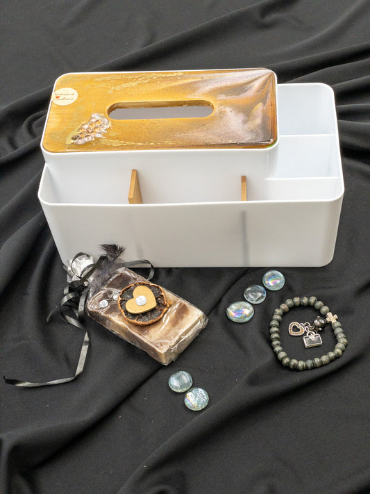 Tissue Box mit Seife