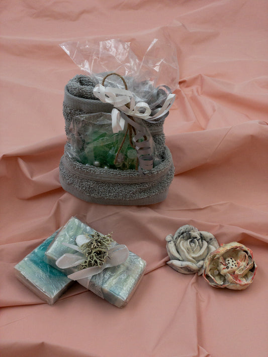 Totes Meer Olivenöl Seifen Set