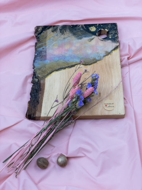 Schneidebrett Resin Walnuss Sommerwind